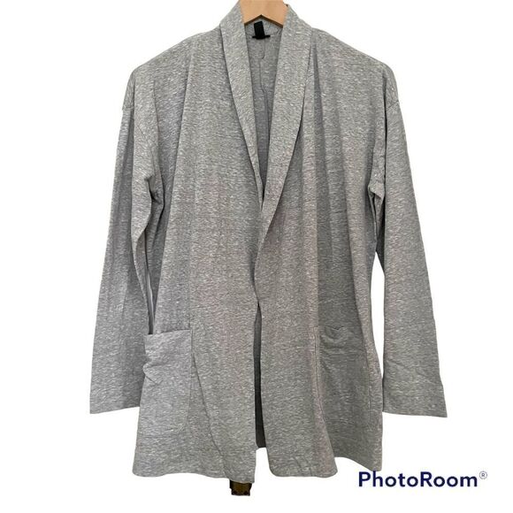 J.Crew Open Shawl Cardigan, Grey - Picture 3 of 7